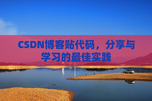 CSDN博客贴代码，分享与学习的最佳实践